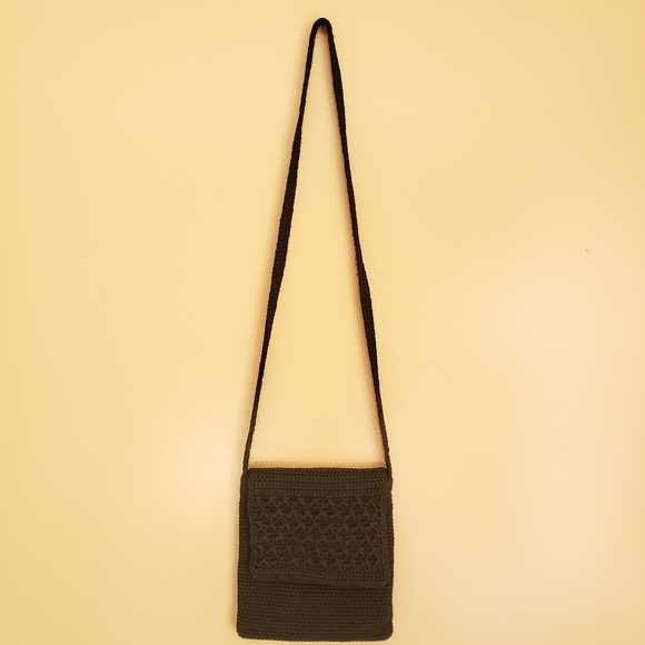 Worthington Small Woven Black Crossbody Bag - Picture 10 of 10
